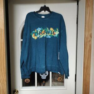 New Disney Encanto Blue Sweatshirt Size Women's XXL